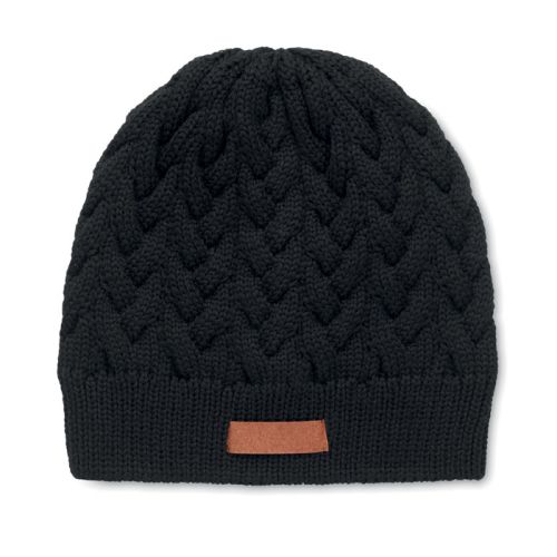Knitted beanie RPET - Image 3